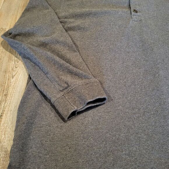 The Foundry Company Long Sleeved Henley Tee Shirt Regular Fit Men's Size XXL - Picture 2 of 6